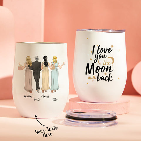Like Mother, Like Daughter Custom Tumbler with Names