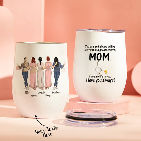 Like Mother, Like Daughter Custom Tumbler with Names