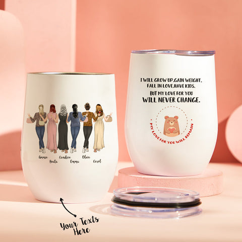 Like Mother, Like Daughter Custom Tumbler with Names
