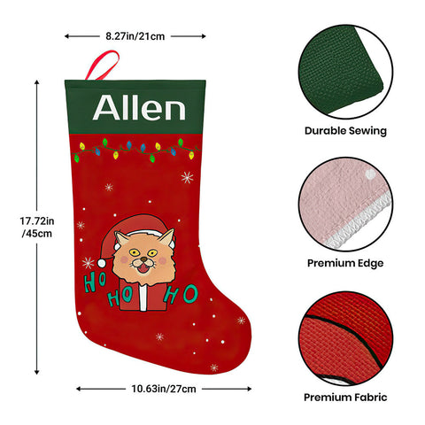 Personalized Christmas Stocking with Name