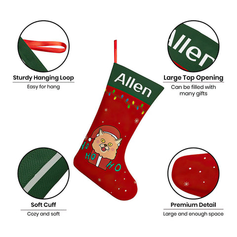Personalized Christmas Stocking with Name