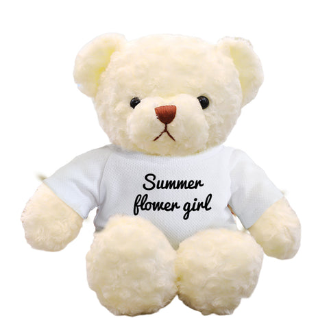 Personalized Teddy Bear Plush Toy with Custom Text for Kids