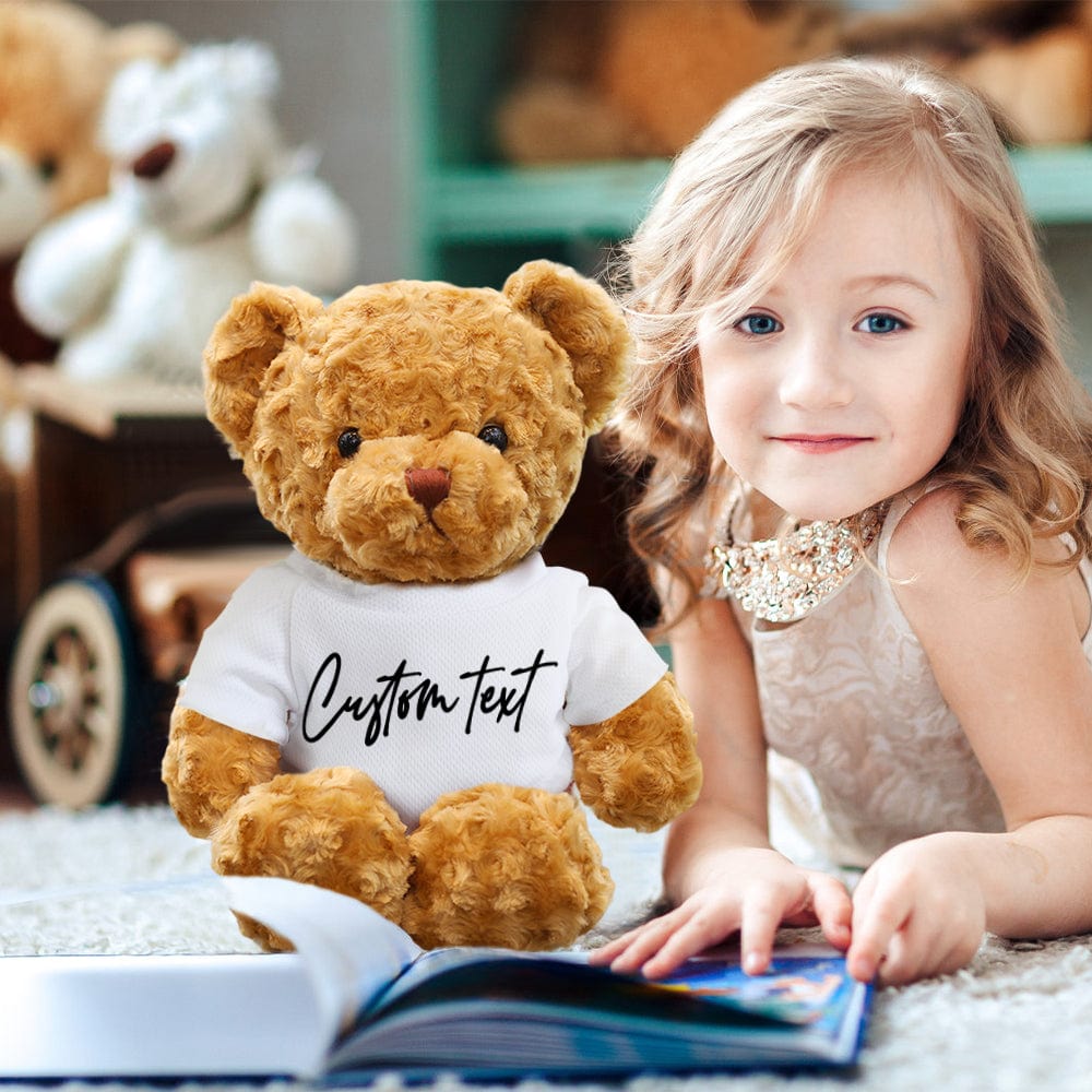 Baby Text And Toy Personalized Teddy Bear Plush Toy with Custom Text for Kids – Jolly Gogo