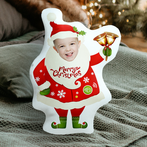 Personalized Minime Talking Pillow with Custom Photo and Voice Message