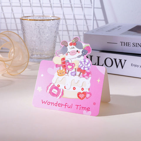 Cartoon Animal Birthday Card for Kids