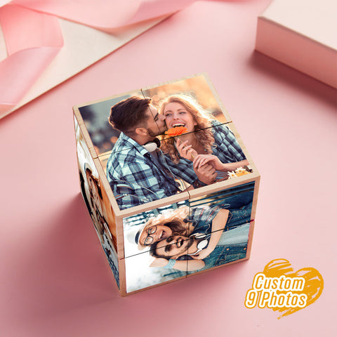 Unfold the Memories Custom Magic Photo Cube Stress-Relief Gift