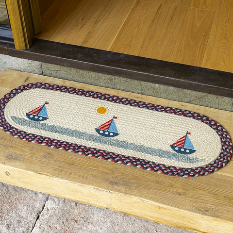 Eco-Friendly Handwoven Jute Rug for a Cozy Home