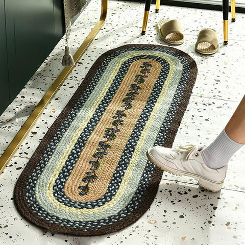 Eco-Friendly Handwoven Jute Rug for a Cozy Home