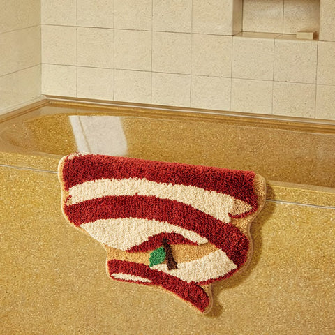 Christmas Apple-Shaped Doormat