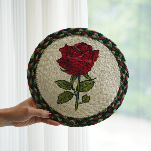 Handwoven Round Jute Placemats Minimalist Natural Dining Table Decor