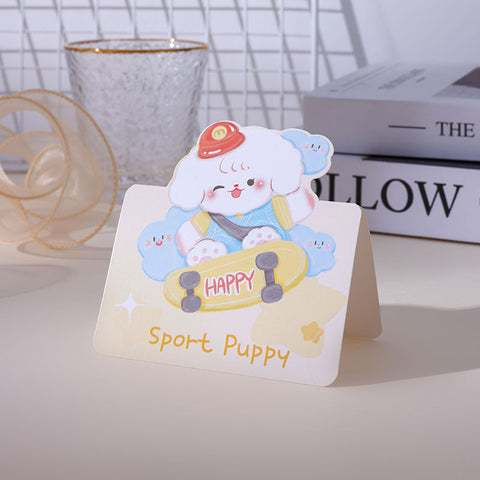 Cartoon Animal Birthday Card for Kids