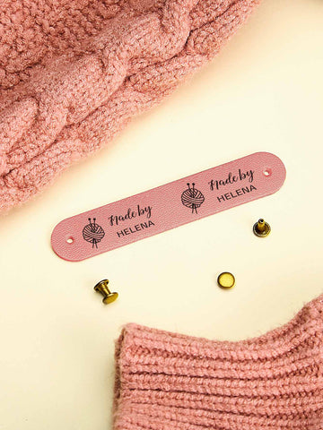 Personalized Knitting & Crochet Clothing Tags (10 PCS)