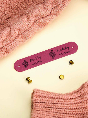 Personalized Knitting & Crochet Clothing Tags (10 PCS)
