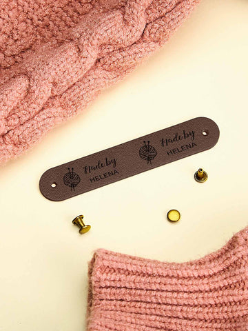 Personalized Knitting & Crochet Clothing Tags (10 PCS)