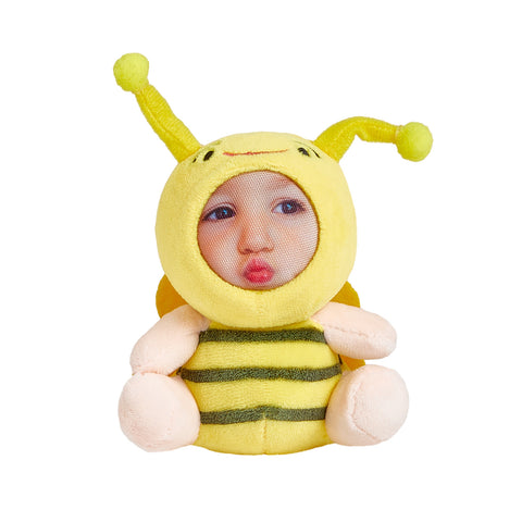 Custom Face Plush Animal Keychain Personalized 3D Mini Doll