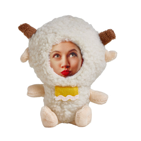 Custom Face Plush Animal Keychain Personalized 3D Mini Doll