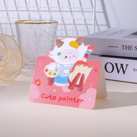 Cartoon Animal Birthday Card for Kids