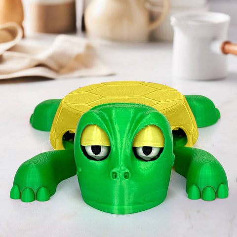 Creative 3D Printed Open Eyed Turtle Coaster Coffee Cup Holder
