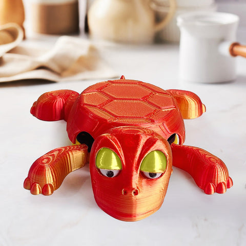 Creative 3D Printed Open Eyed Turtle Coaster Coffee Cup Holder