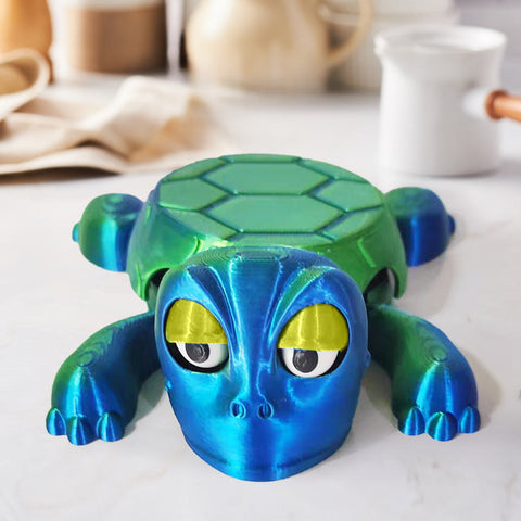 Creative 3D Printed Open Eyed Turtle Coaster Coffee Cup Holder
