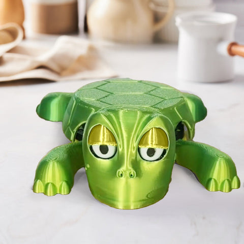 Creative 3D Printed Open Eyed Turtle Coaster Coffee Cup Holder