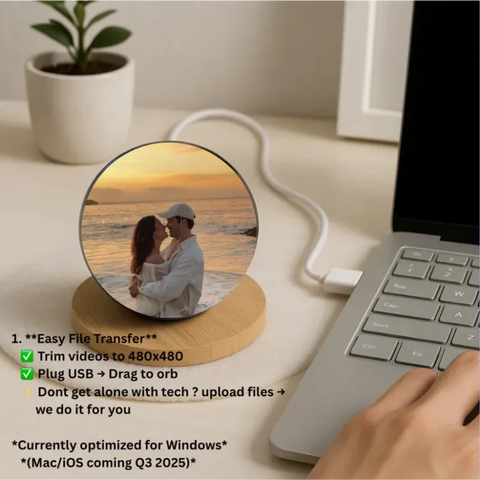 Creative Custom Glass Video Globe