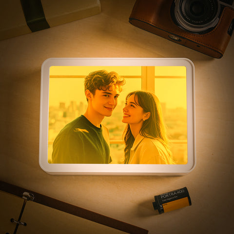 Personalized Photo Bluetooth Speaker & Music Mirror Lamp
