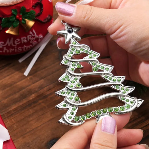 Custom Family Photo Projection 2025 Christmas Tree Ornament