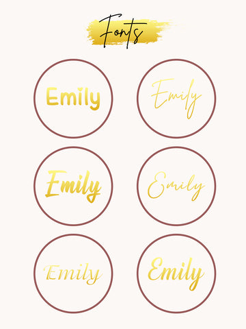 Custom Name Light Pink Round Velvet Jewelry Box