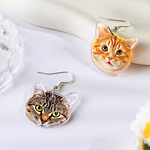 "Pawsonalized" Pet Face Earrings: Furry Friend Forever Close