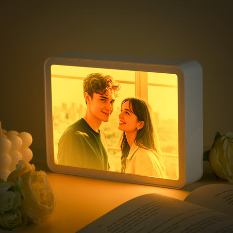Personalized Photo Bluetooth Speaker & Music Mirror Lamp