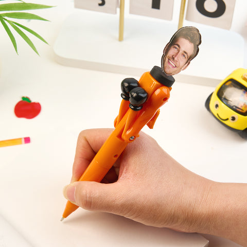 Custom Face Photo Boxing Pen Fun Interactive Stress Relief Gift for Kids