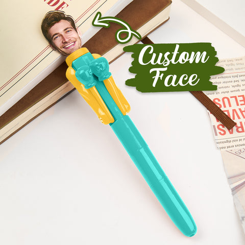 Custom Face Photo Boxing Pen Fun Interactive Stress Relief Gift for Kids