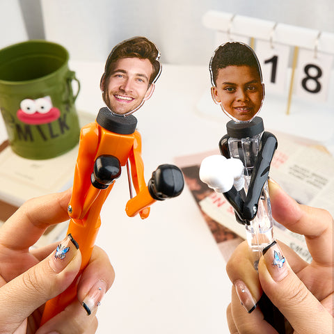Custom Face Photo Boxing Pen Fun Interactive Stress Relief Gift for Kids
