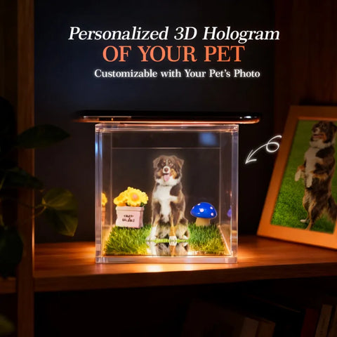 Everlasting Memories: Custom 3D Digital Pet Hologram Display