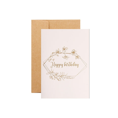 Timeless Wishes – Elegant Birthday Card with Minimalist Design