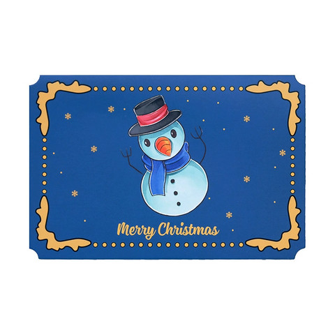 Merry Christmas Folded Card 2025 – Vintage Minimalist Design