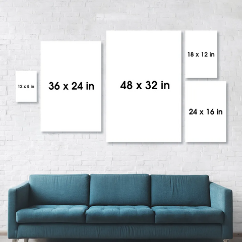 "God Blessed The Broken Road" 3D Effect Custom Couple Figurine Canvas Print/Framed Poster/Poster 