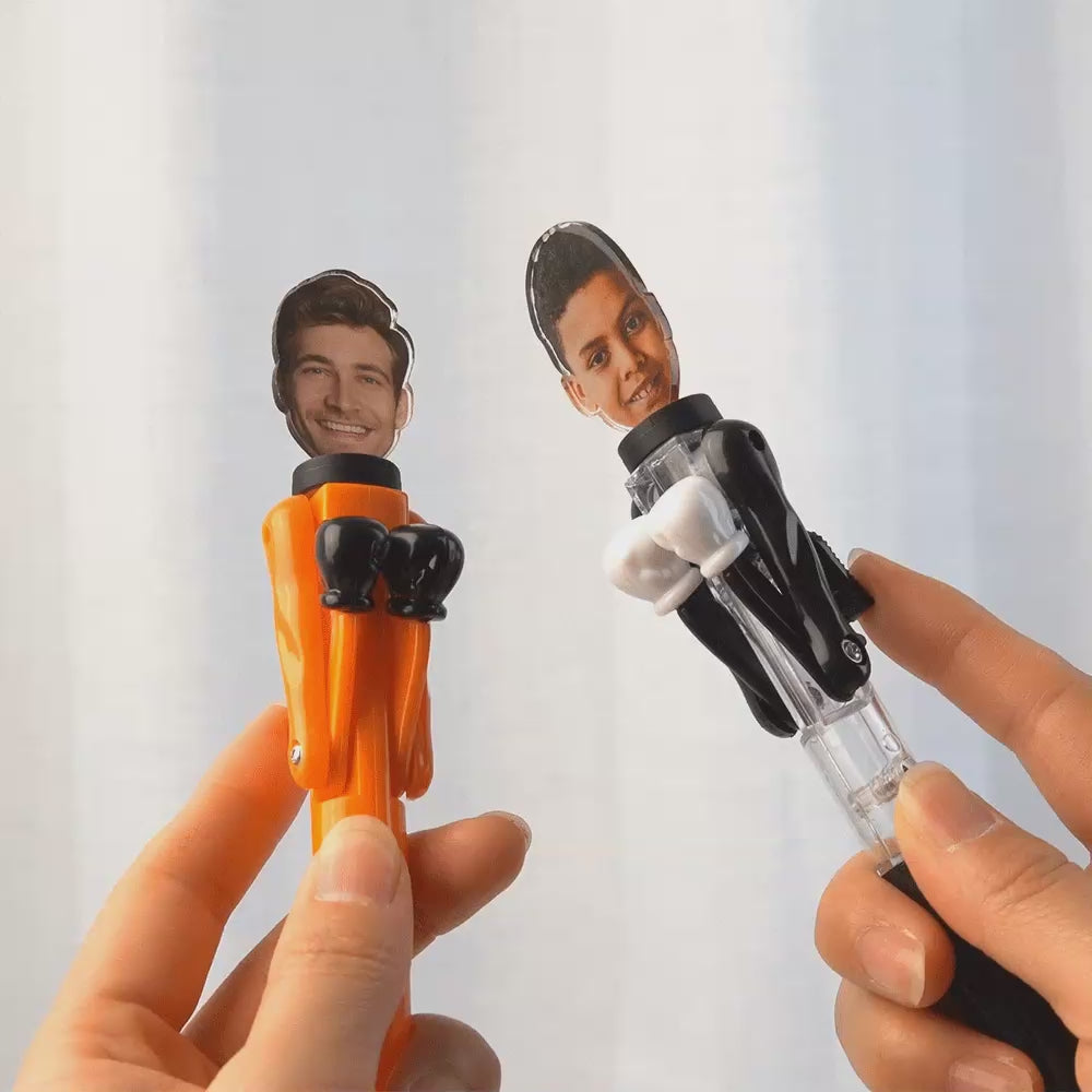Custom Face Photo Boxing Pen Fun Interactive Stress Relief Gift for Kids