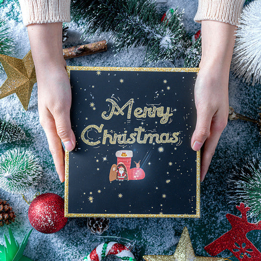 Snowy Christmas Gift Box – Festive Holiday Packaging 800